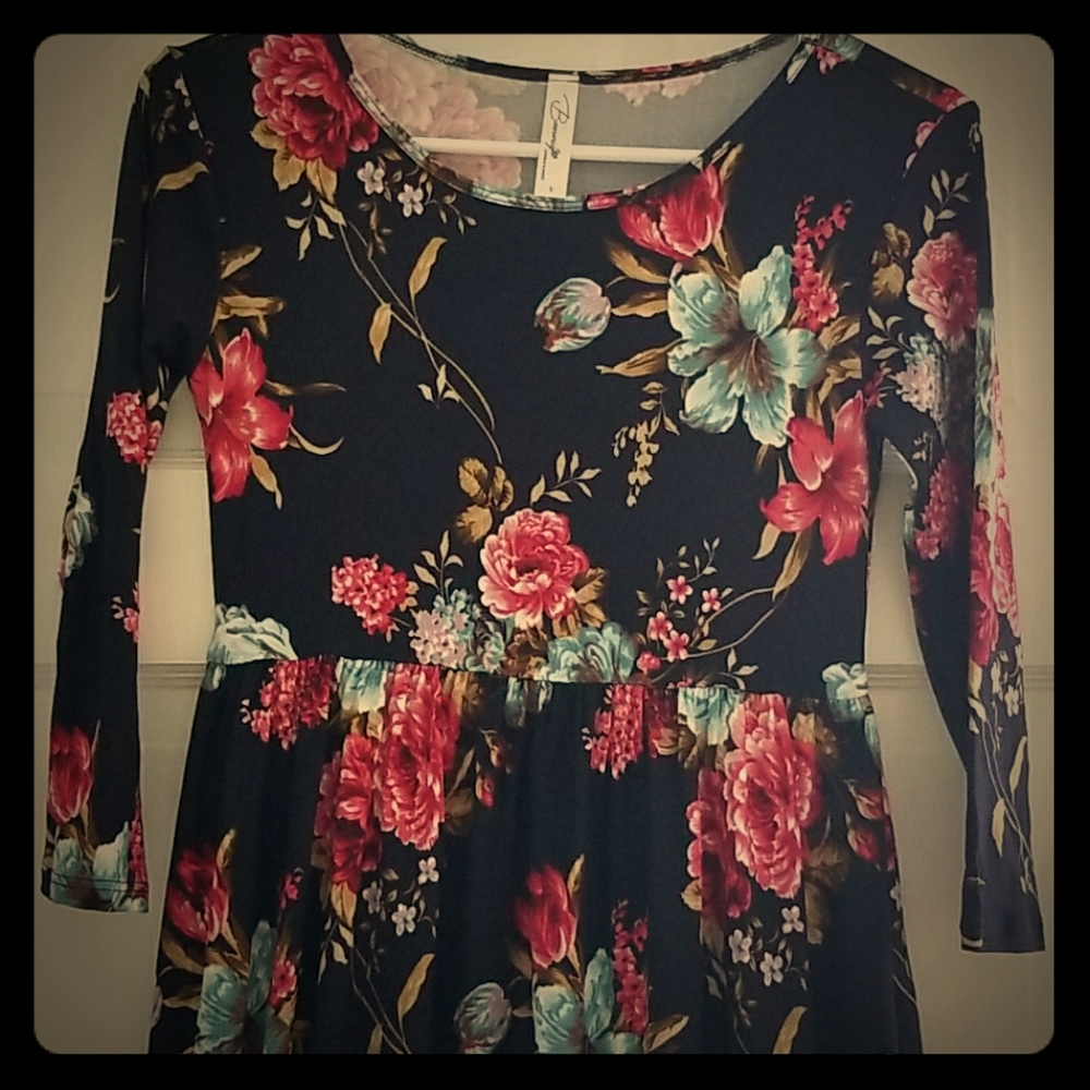 Maternity floral dress